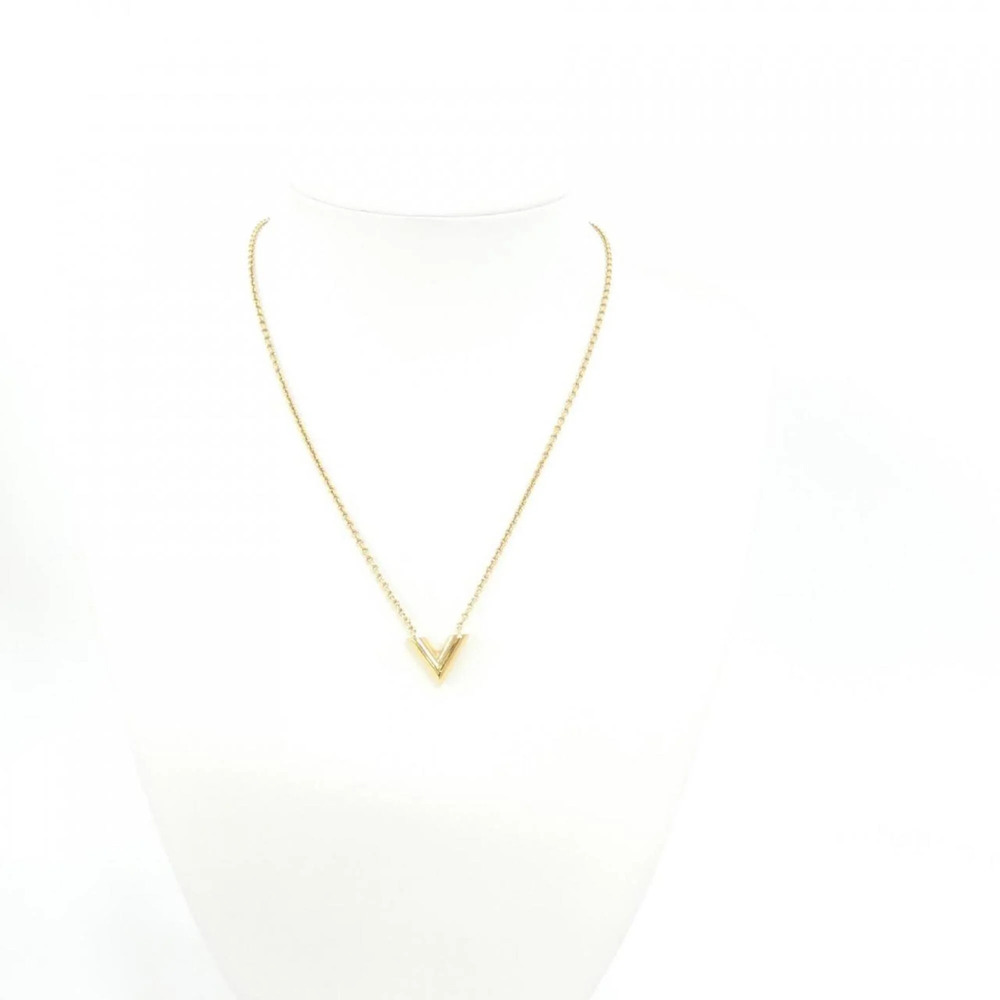 LOUIS VUITTON Gold Necklace - Picture 5 of 5